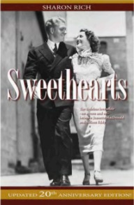 Sweethearts book cover, couple walking together.